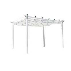 Pergola Lazio, 345x395cm, valkoinen*Venture Home