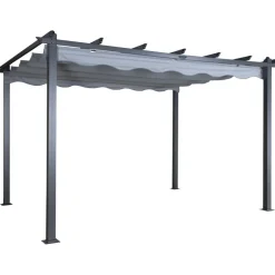 Hot Pergola Lazio, 295x395cm, musta/harmaa Pergolat