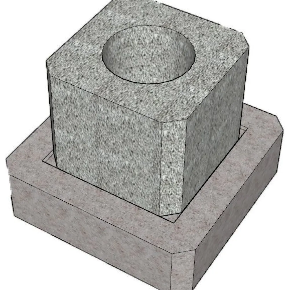 Perustuslaatta Lakka, 350x350x100mm Harkot Ja Tiilet