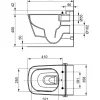 Pesevä WC-istuin one Bidé, termostaattisäädöllä, valkoinen*Tece Outlet