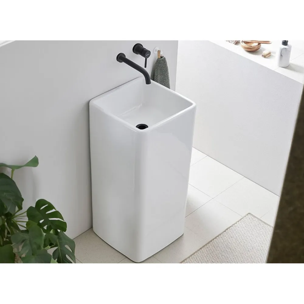 Sale Pesuallas Arenas, 400x400mm, valkoinen Jalalliset Pesualtaat