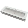 Pesuallas Annabelle 100 1000x400mm valumarmori valkoinen Tasoon Upotettavat Altaat
