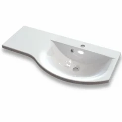 New Pesuallas Dali 90 900x435mm valumarmori oikea valkoinen Tasoon Upotettavat Altaat
