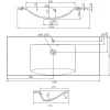 Pesuallas Jojo 120 1200x505mm valumarmori valkoinen*Grip Sale