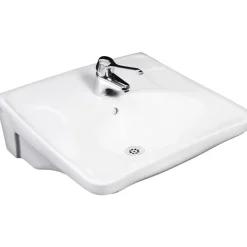 Pesuallas GBG 740 liikuntarajoitteiselle pulttiasennus 225x600x600 mm valkoinen*Gustavsberg Best