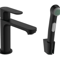 Pesuallashana Rebris S 110, bideesuihkulla, mattamusta*Hansgrohe Online