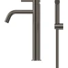Sale Pesuallashana INOX by Q1, korkea malli, bideesuihkulla, gun metal Pesuallashanat