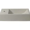 Clearance Pesuallas Crest L 400x220x100 mm vasen beige Seinään Kiinnitettävät Altaat|Pienet Pesualtaat