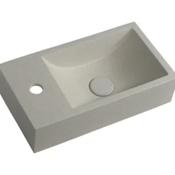 Clearance Pesuallas Crest L 400x220x100 mm vasen beige Seinään Kiinnitettävät Altaat|Pienet Pesualtaat