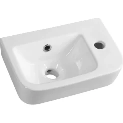 Best Pesuallas Gerda 370 x 245 mm valkoinen oikeakätinen Pienet Pesualtaat