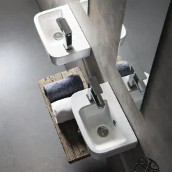 Best Pesuallas Gerda 370 x 245 mm valkoinen oikeakätinen Pienet Pesualtaat