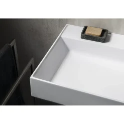 Pesuallas Godiva 1190 x 440 mm kaksialtainen kivi valkoinen*Interia Sale