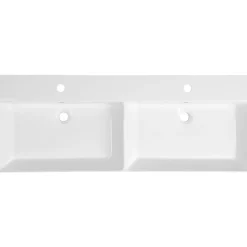 Pesuallas Kare 1200 x 460 mm kaksialtainen valkoinen*Interia Clearance