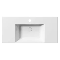 Pesuallas Kube X 100x47cm, ExtraGlaze-pinnoite, valkoinen*Interia Hot