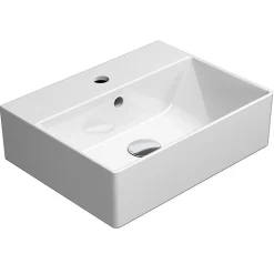 Pesuallas Kube X 450x350 mm, valkoinen Seinään Kiinnitettävät Altaat|Pesualtaat Tason Päälle