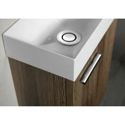 Pesuallas Piccolino 30,8x10x17 cm, oikea, valkoinen*Interia Outlet