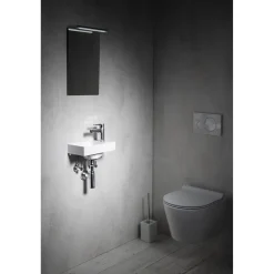 Pesuallas Piccolino 30,8x10x17 cm, oikea, valkoinen*Interia Outlet