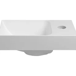 Pesuallas Piccolino 30,8x10x17 cm, oikea, valkoinen*Interia Outlet