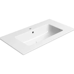 Pesuallas Pura Slim 82x46cm, ExtraGlaze-pinnoite, valkoinen*Interia Clearance