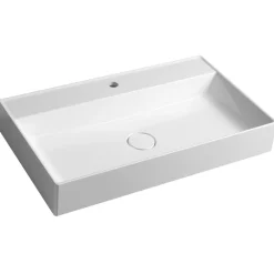 Outlet Pesuallas Twig, 80x47 cm, kivi, valkoinen Pienet Pesualtaat