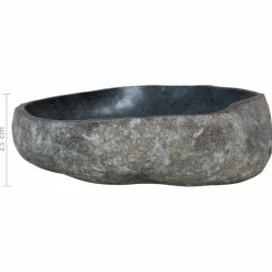 Pesuallas jokikivi soikea 38-45cm Malja-Altaat