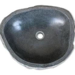 Pesuallas jokikivi soikea 38-45cm Malja-Altaat