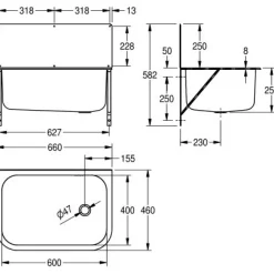 Sale Pesuallas Kalla 660x460 mm rst Kodinhoitoaltaat