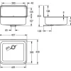 Pesuallas Osma 457x408 mm rst*KWC Online