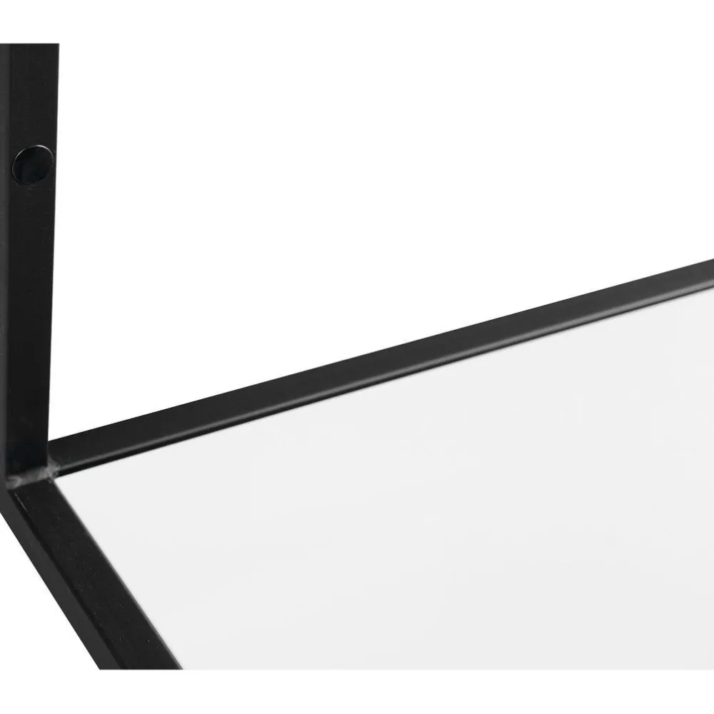 Best Pesualtaan seinäteline Ska 600 mm mattamusta hyllytasolla Pesualtaiden Tarvikkeet