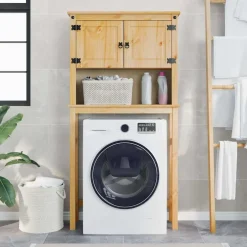 Pesukonekaappi kylpyhuoneeseen Corona täysi mänty (13408)*FinePRICE Outlet
