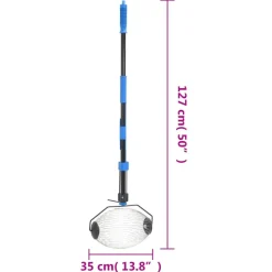 Pähkinäpoimuri sininen 127 cm teräs (64827)*FinePRICE Discount