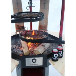 Pihagrilli ® 9K-80 korkea musta*Carelia Grill Sale