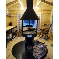 Pihagrilli ® 9K-80 korkea musta*Carelia Grill Sale