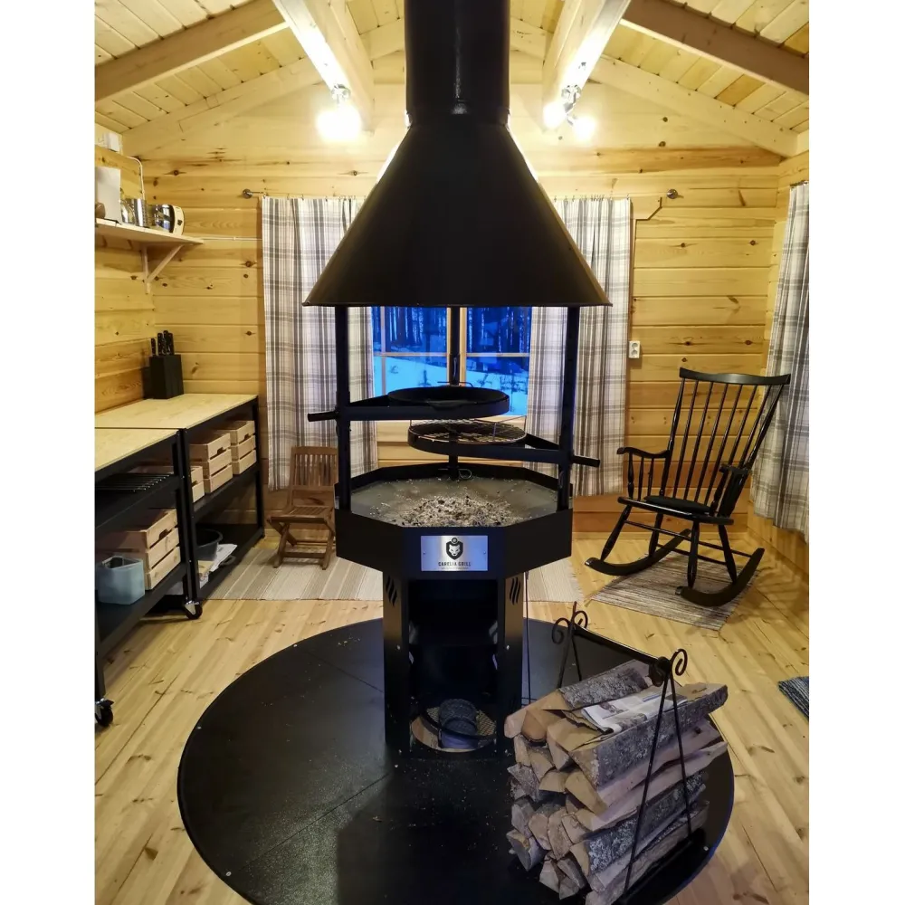 Pihagrilli ® 9K-80 korkea musta*Carelia Grill Sale