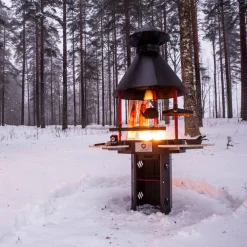 Pihagrilli ® 9K-80 korkea musta*Carelia Grill Sale
