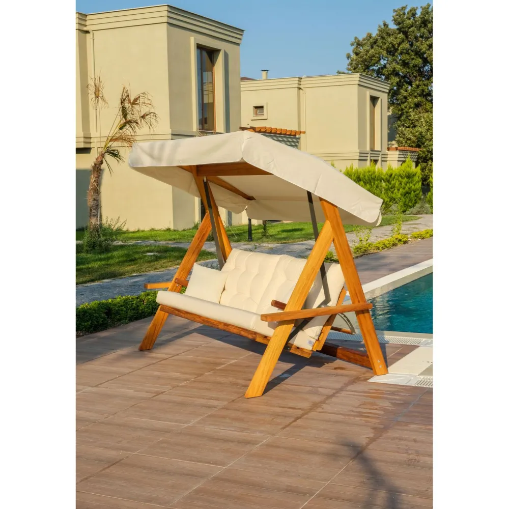 Outlet Pihakeinu Lyon 3-istuttava beige Pihakeinut