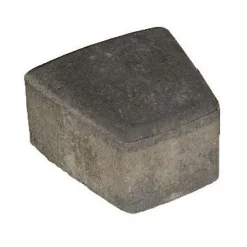Pihakivi Klassikko iso kaarre 60 110x115x60 mm sileä musta*Rudus Clearance