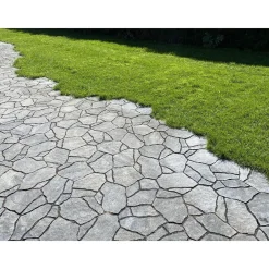 Pihakivi Luotokivi 336x246x80 mm profiloitu mustaharmaa*Rudus Clearance