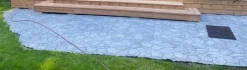 Pihakivi Luotokivi 336x246x80 mm profiloitu mustaharmaa*Rudus Clearance