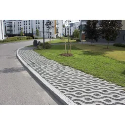 Pihakivi Riimukivi 300x300x120 mm sileä harmaa*Rudus Clearance