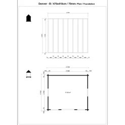 Pihamökki Denver B, 70mm, 17.5m²*Tene Clearance