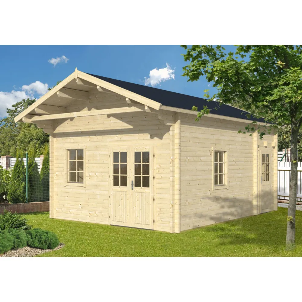 Online Pihamökki Gotland C makuuparvella, 70mm, 30.7m² Kesämökit