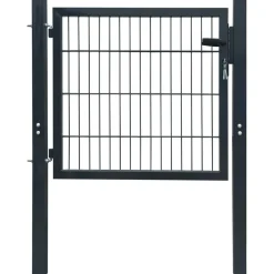 Best Pihaportti teräs 103x150cm antrasiitti Portit