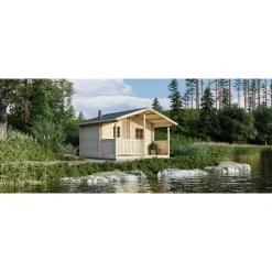 Pihasauna 17S Uivelo 10,1 + 6,6 m²*Luoman Lillevilla Hot