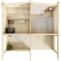 Pihasauna 17S Uivelo 10,1 + 6,6 m²*Luoman Lillevilla Hot