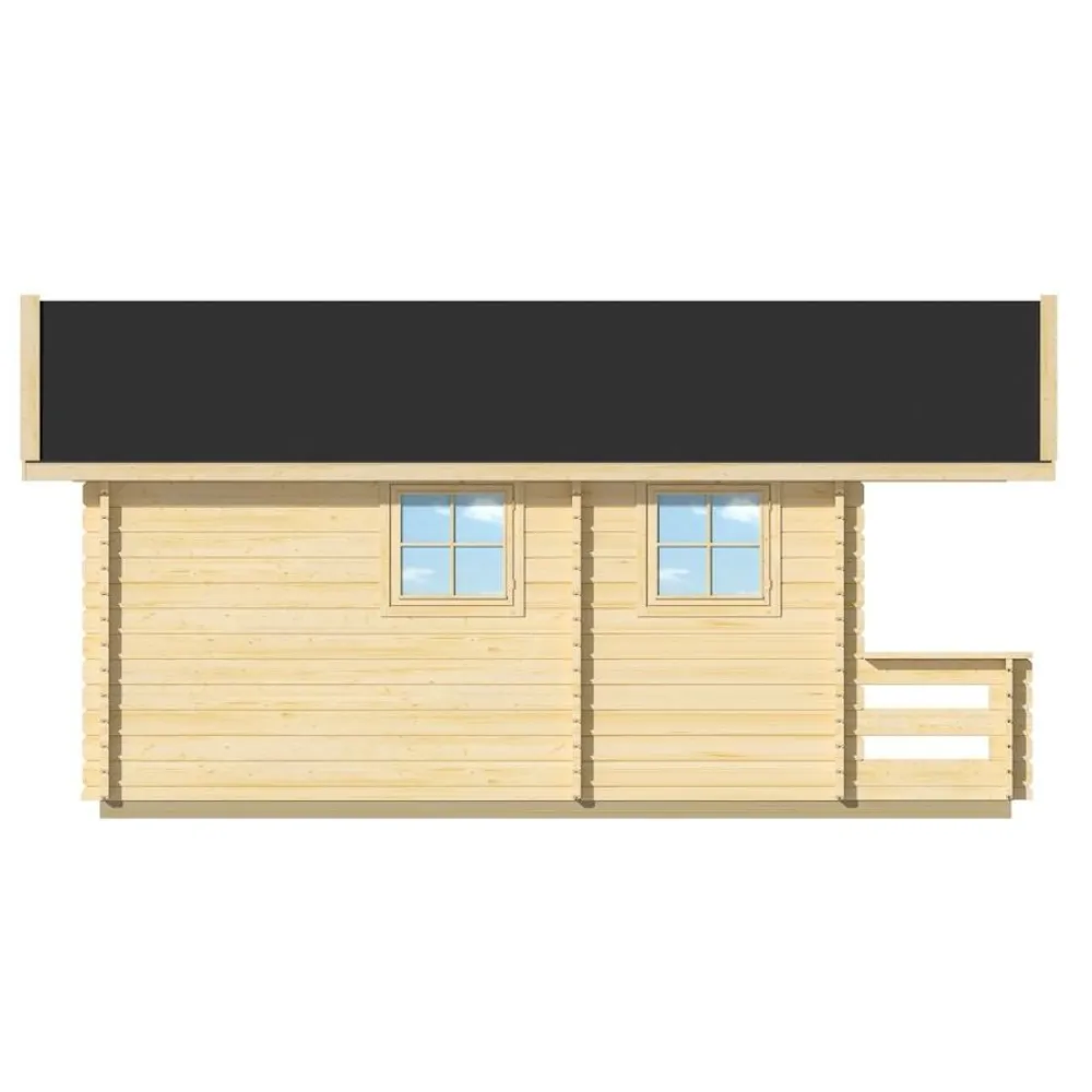 Online Pihasauna 7-5 Tiira 10,3 + 2,3 m² Saunamökit
