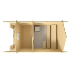 Online Pihasauna 7-5 Tiira 10,3 + 2,3 m² Saunamökit