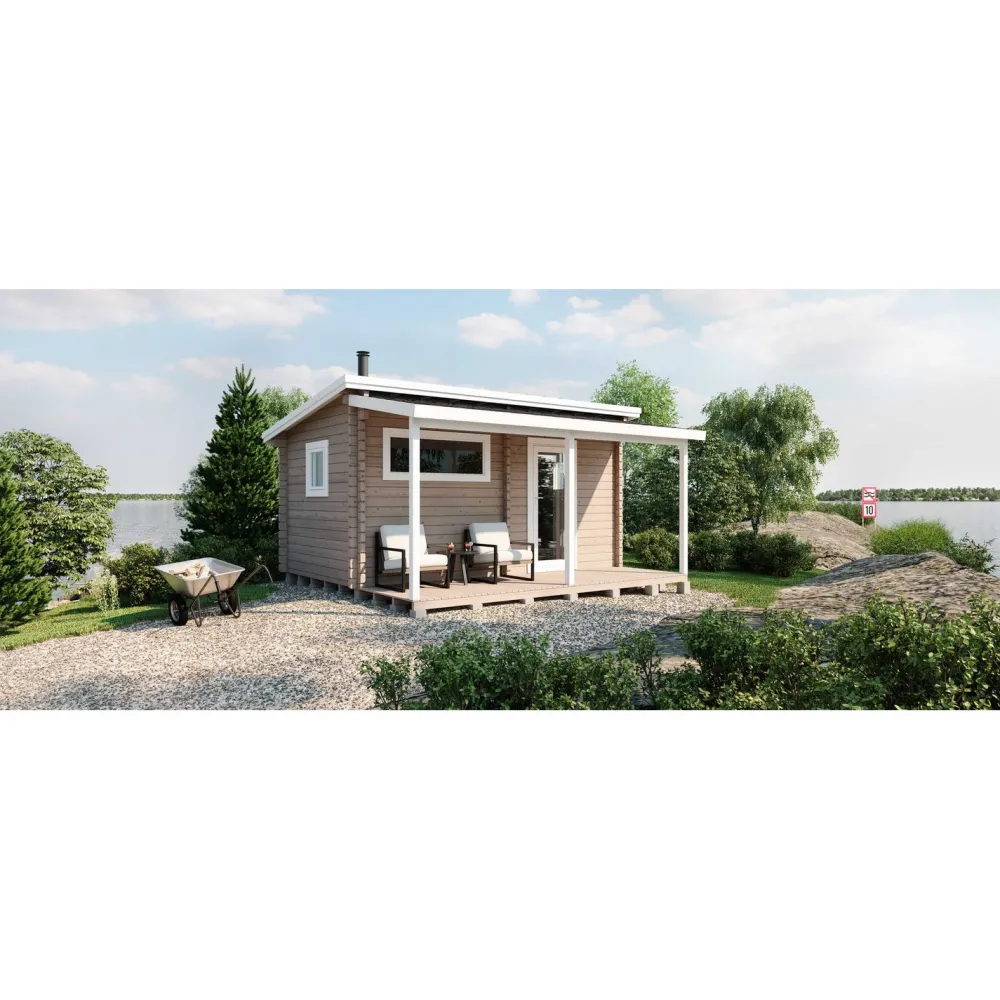Clearance Pihasauna 735 Haapana, 13.2m² Saunamökit