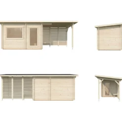 Pihasauna Sanna 6,8+5,9 m²*Palmako Discount