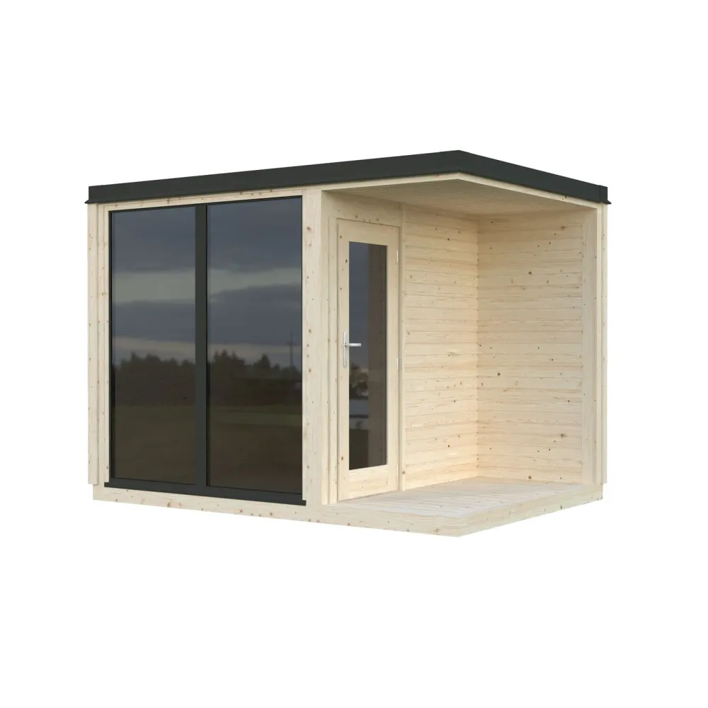 Pihasauna Sarah 3,8+2,1 m2 Pihasaunat Ilman Rakennuslupaa